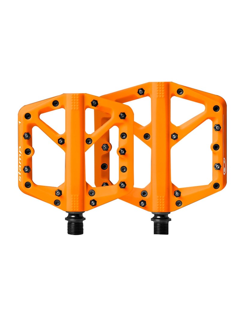 PEDALES CRANK BROTHERS STAMP 1 SMALL NARANJA