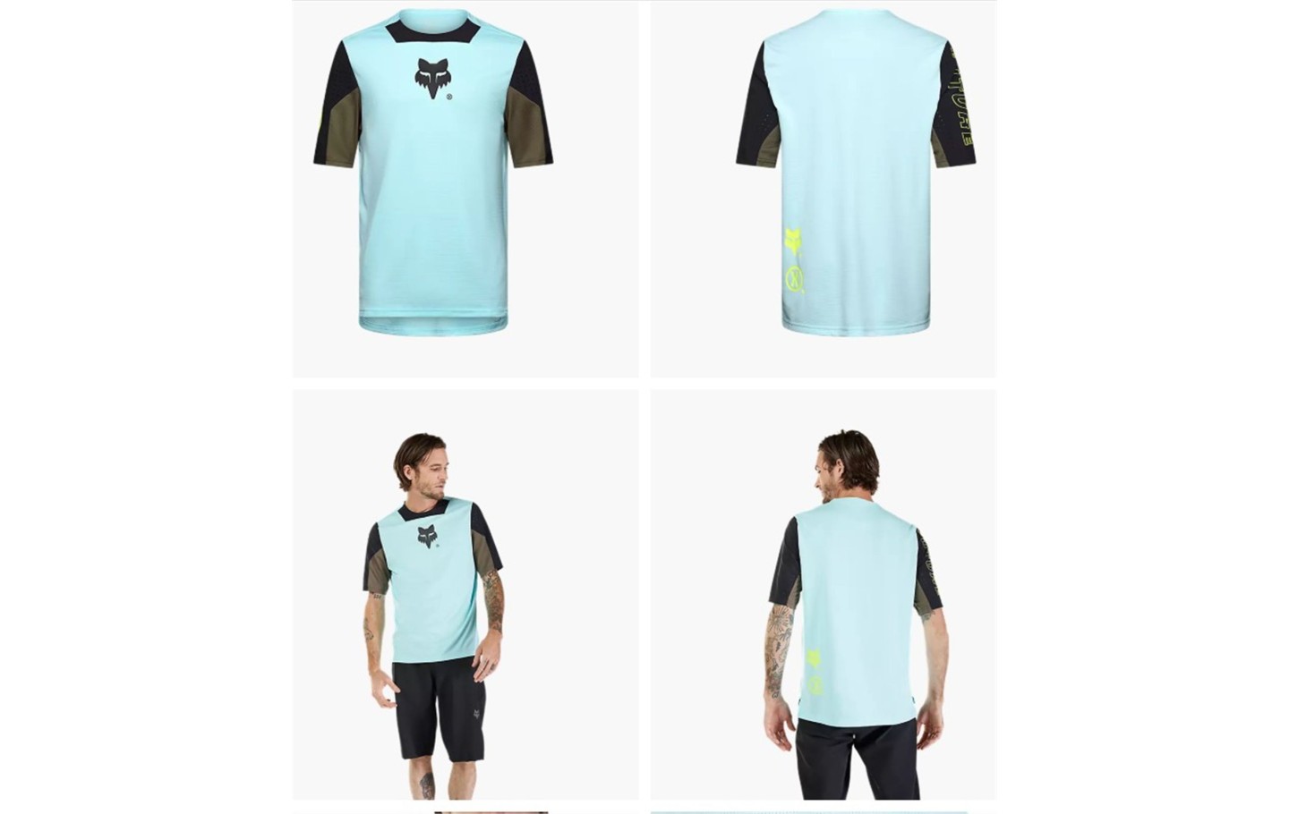 CAMISETA FOX ELEVATED DEFEND AZUL