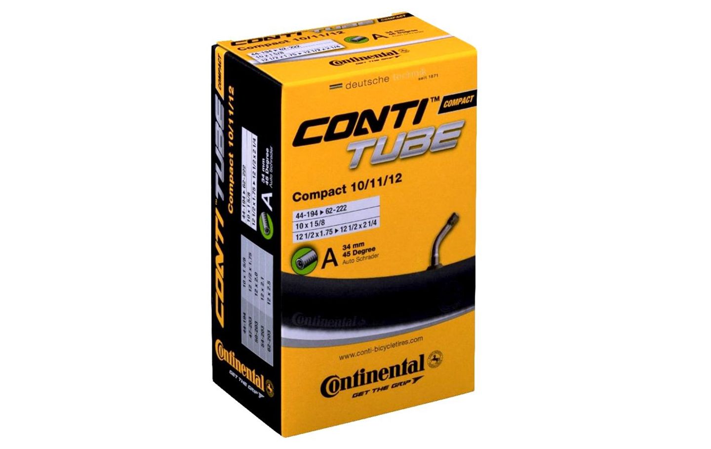 CAMARA CONTINENTAL COMPACT 10/11/12X1/2X1.75-2.5 VALVULA STA