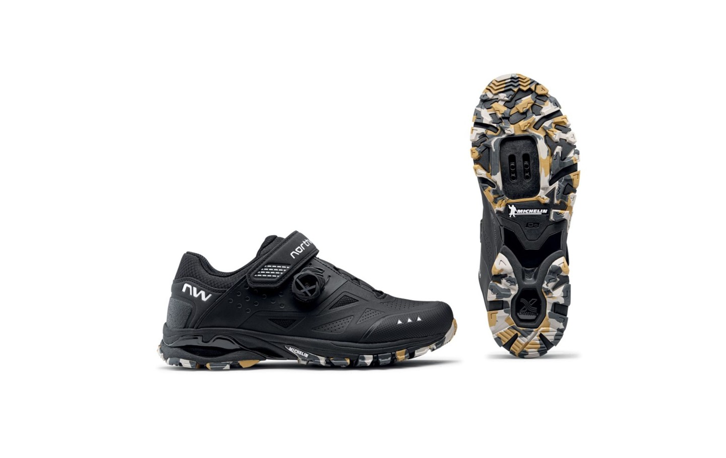 ZAPATILLAS NORTHWAVE SPIDER PLUS 3 MTB NEGRO CAMO