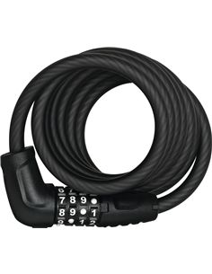 CANDADO DE CABLE EN ESPIRAL ABUS COMBINACION5510C