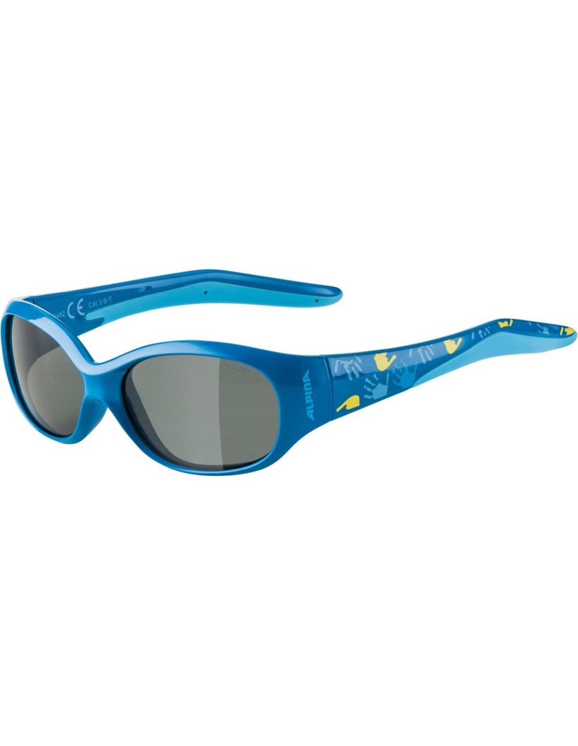 GAFAS DE NIÑO GAFAS DE SOL FLEXXY KIDS AZUL LENTES NEGRO