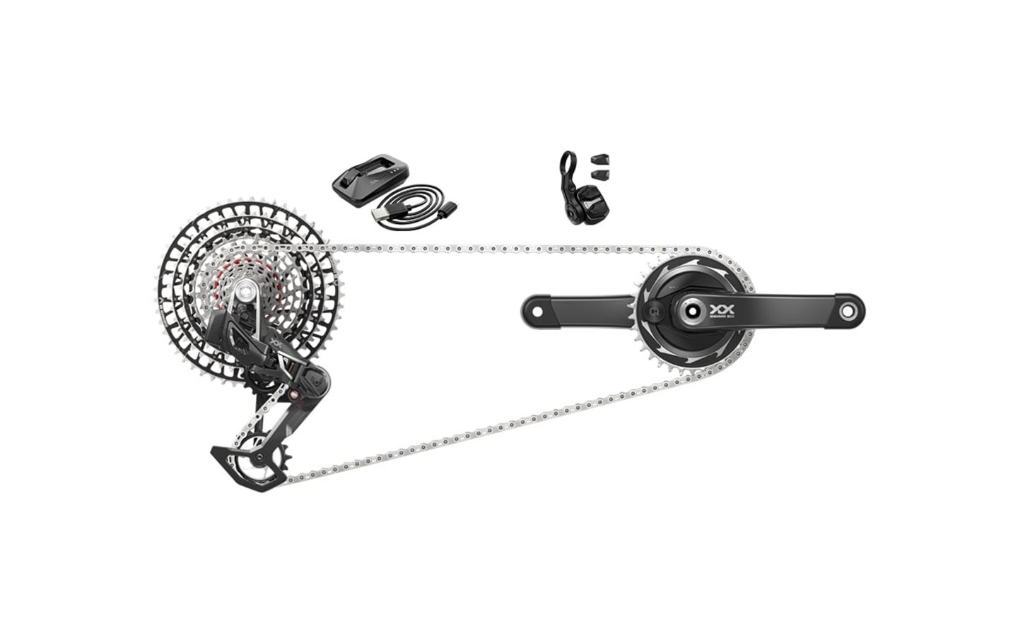 SRM GRUPO EAGLE AXS XXSL T-TYPE POWERMETER ARAÑA Q174 CL55 D