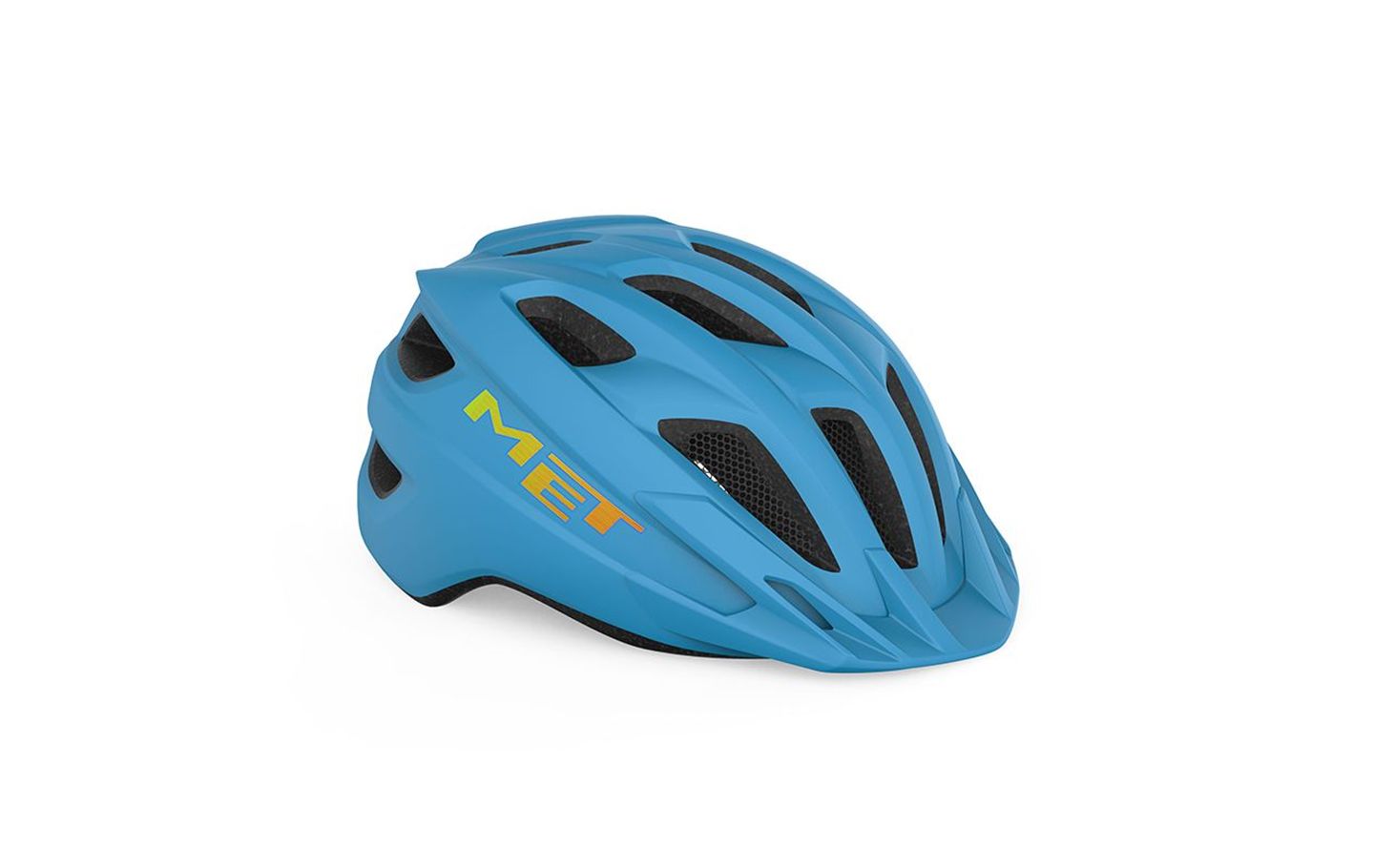 CASCO MET CRACKERJACK AZUL CIAN MATE TALLA UNICA (52-57)