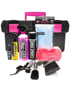 MALETIN HERRAMIENTAS KIT LIMPIADOR BICI MUC-OFF