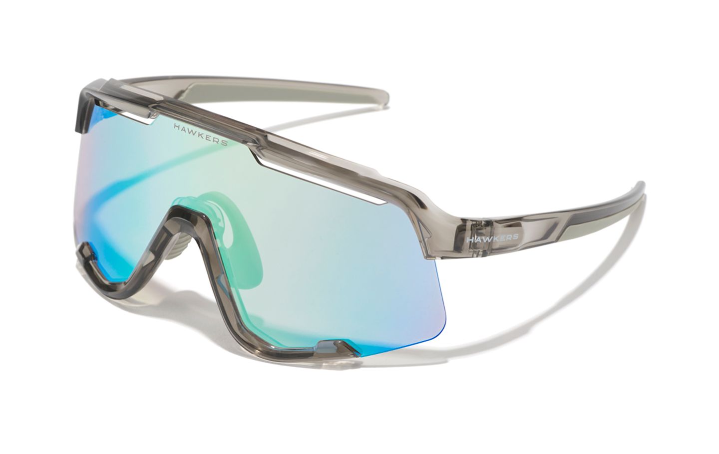 GAFAS HAWKERS POWER GRIS TRANSPARENTE BRILLO - FOTOCROMÁTICO