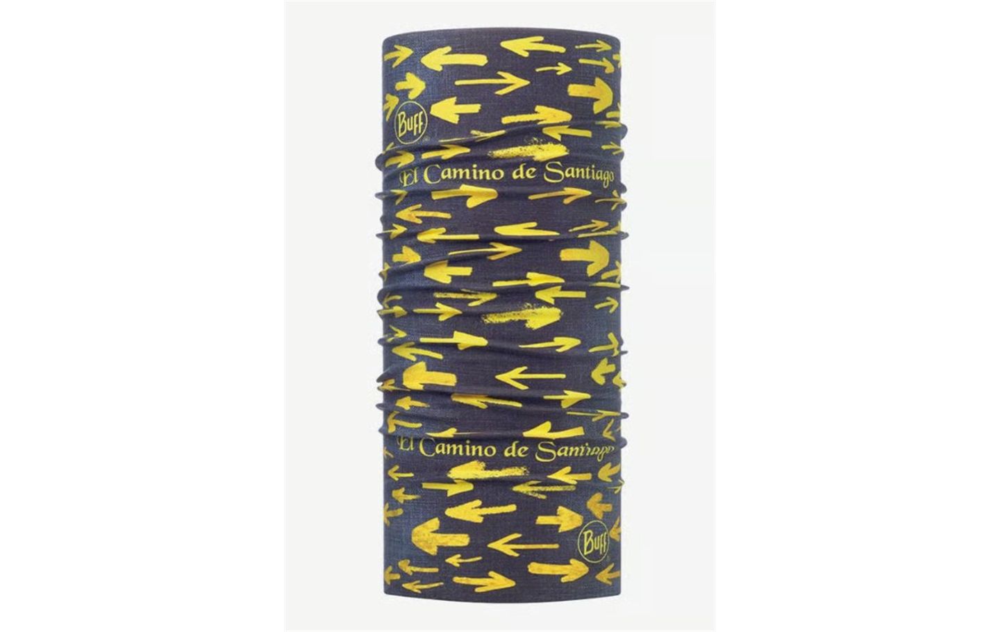 BRAGA DE CUELLO BUFF COOLNET UV + ARROW DENIM AZUL AMARILLO