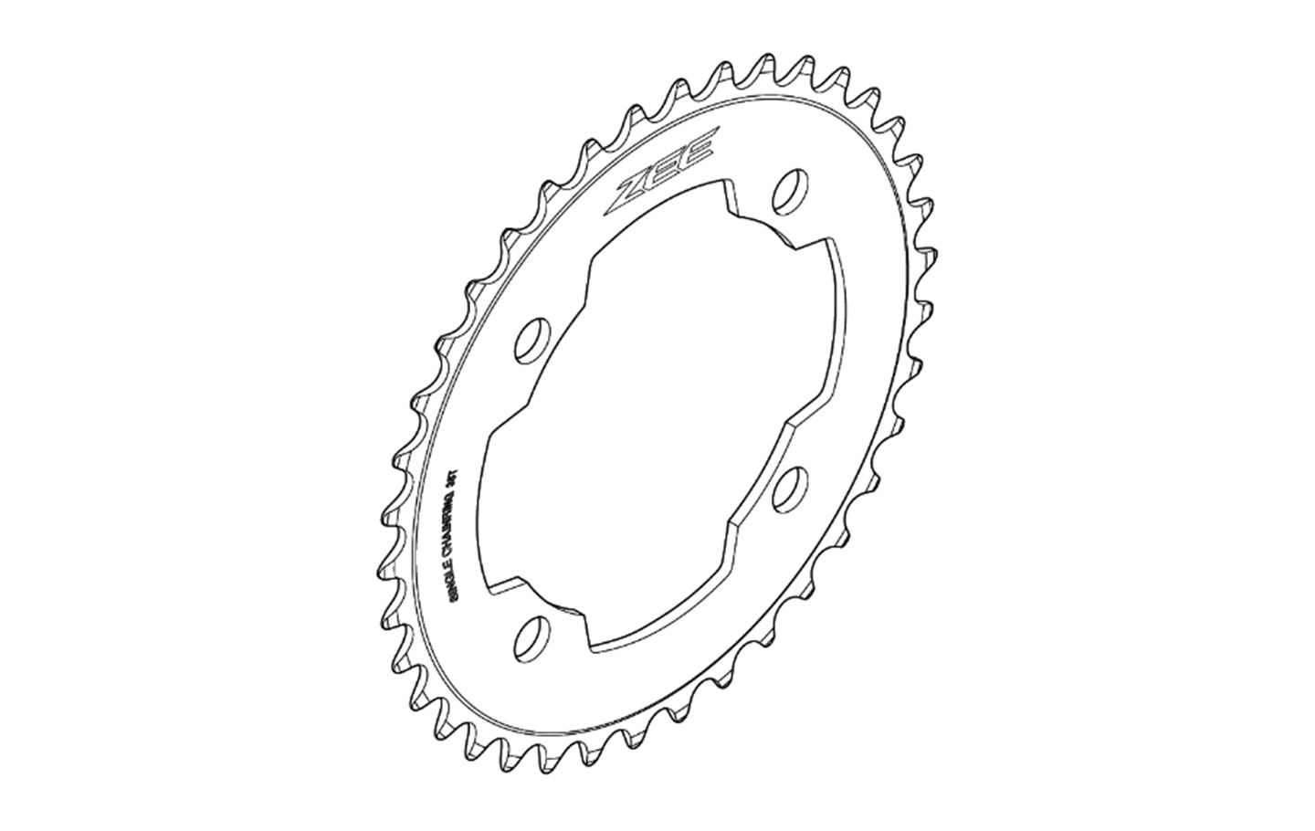 SHIMANO ZEE PLATO 38D PARA FC-M640 FC-M645