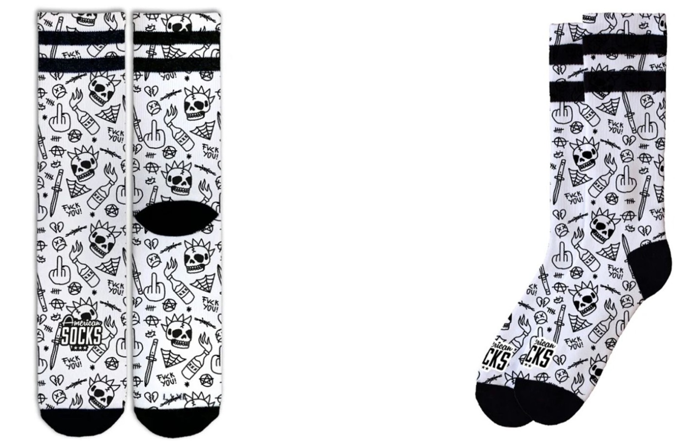 CALCETINES AMERIAN SOCKS NO DIRECTION - MID HIGH