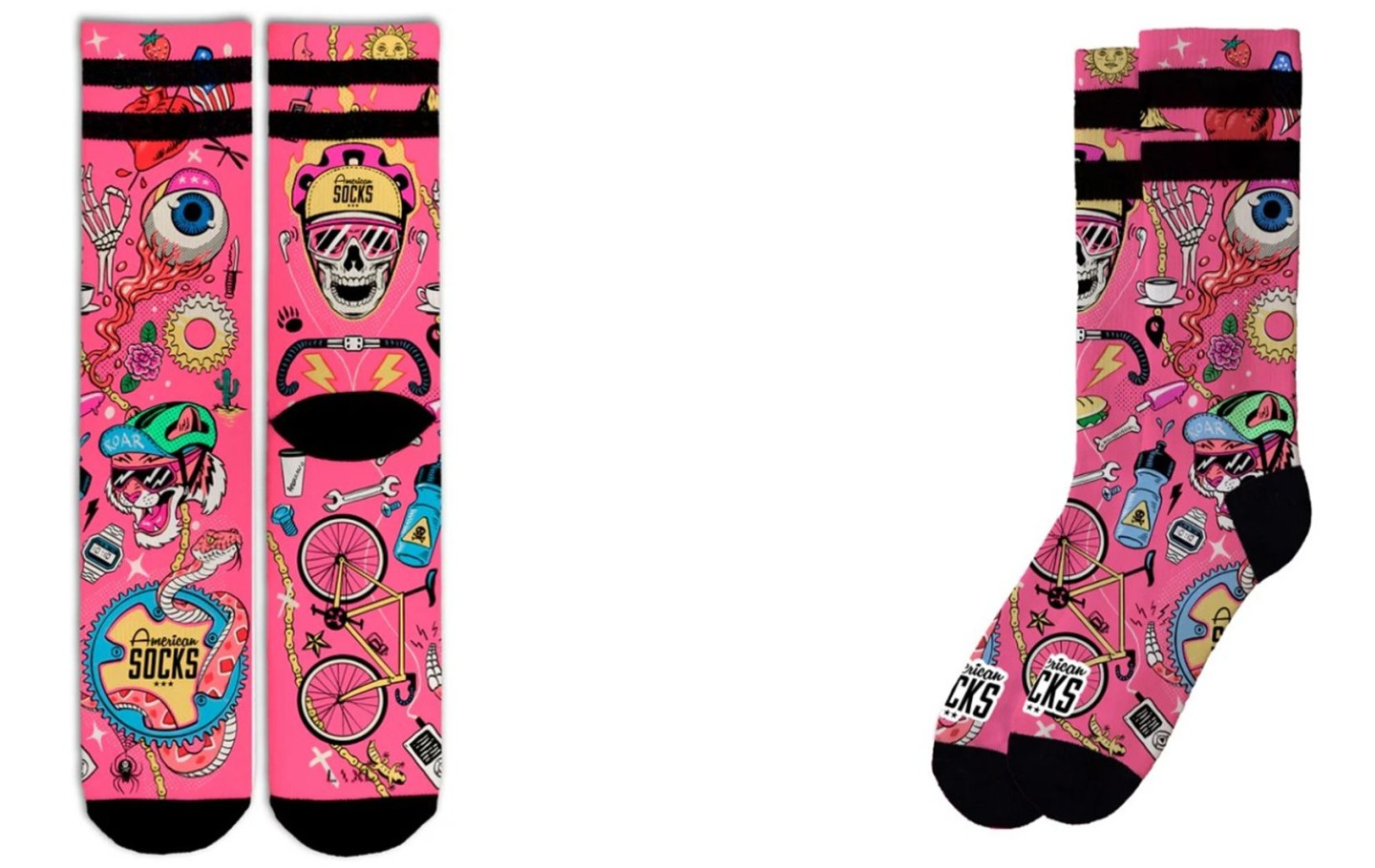CALCETINES AMERIAN SOCKS CYCLING BEAST - MID HIGH