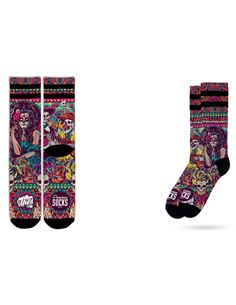 CALCETINES AMERIAN SOCKS DIA DE LOS MUERTOS - MID HIGH.jpg