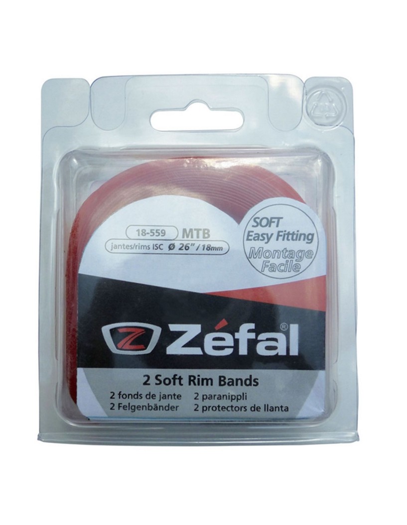 2 FONDOS DE LLANTA ZEFAL PVC 26"-22MM