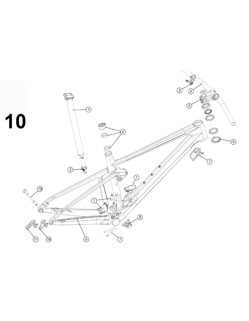 PUNTERA BMC TE01/02, AGONIST, SPEEDFOX, FOURSTROKE PARA SRAM