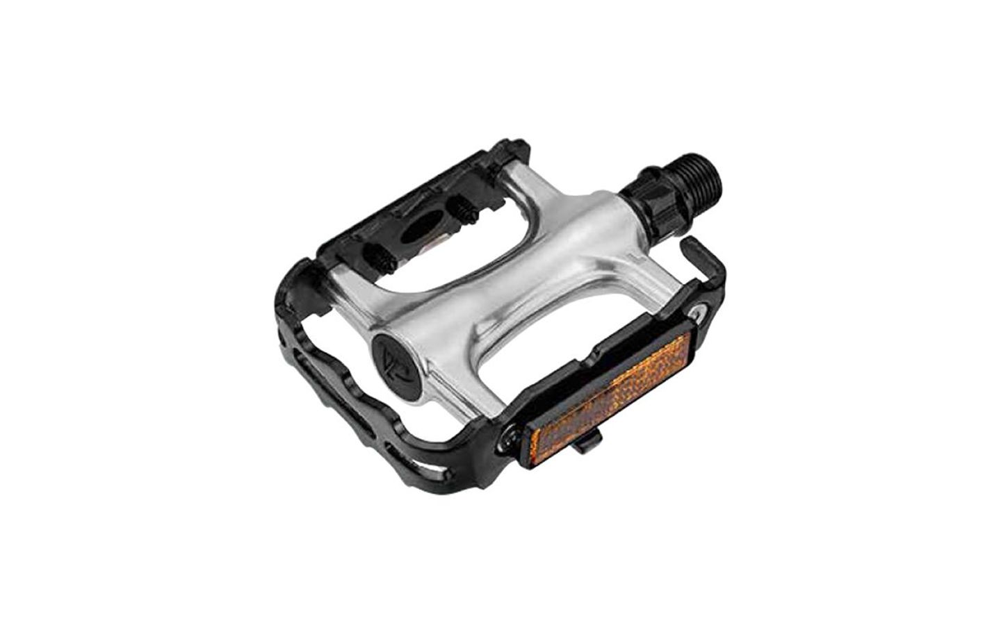 PEDAL VP MTB ALUMINIO C/REFLECTANTE, NEGRO/PLATA