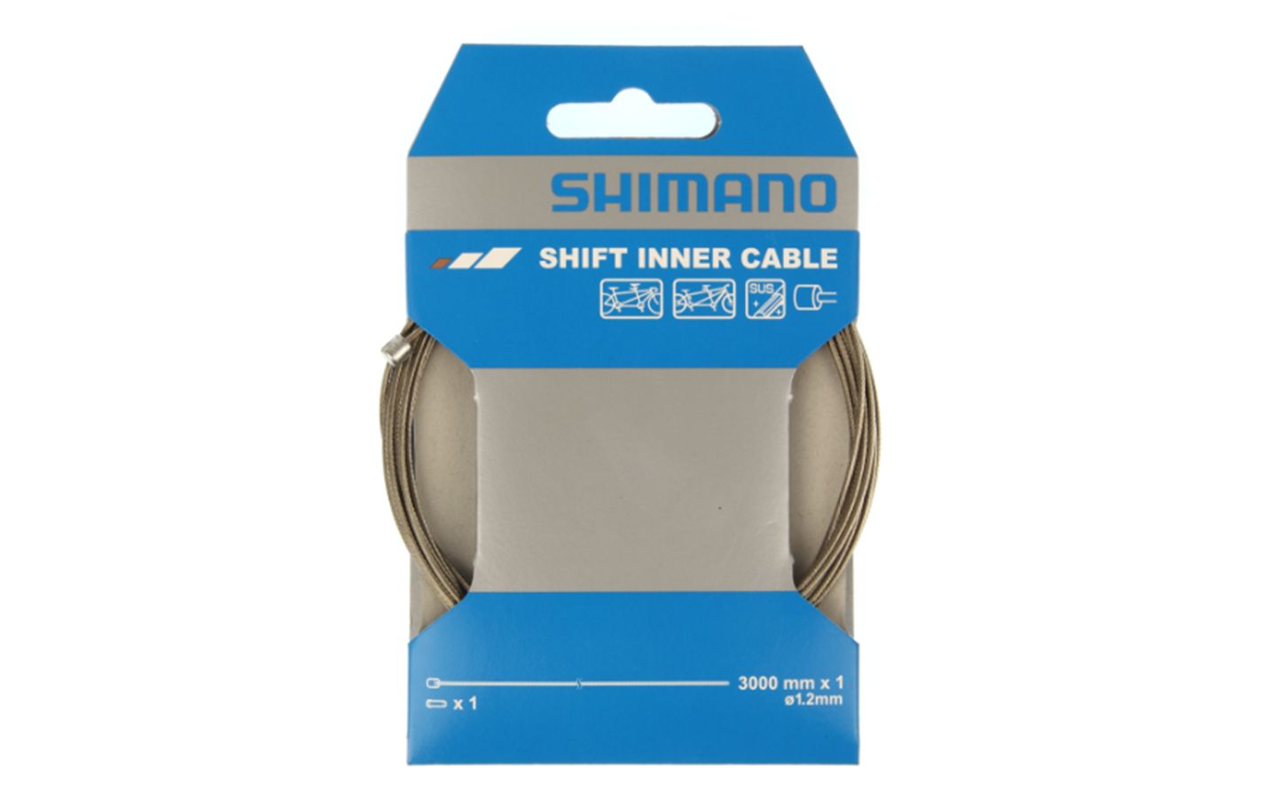 CABLE DE CAMBIO INTERIOR SUS (DIÁMETRO 1,2 MM X 3000 MM / PA