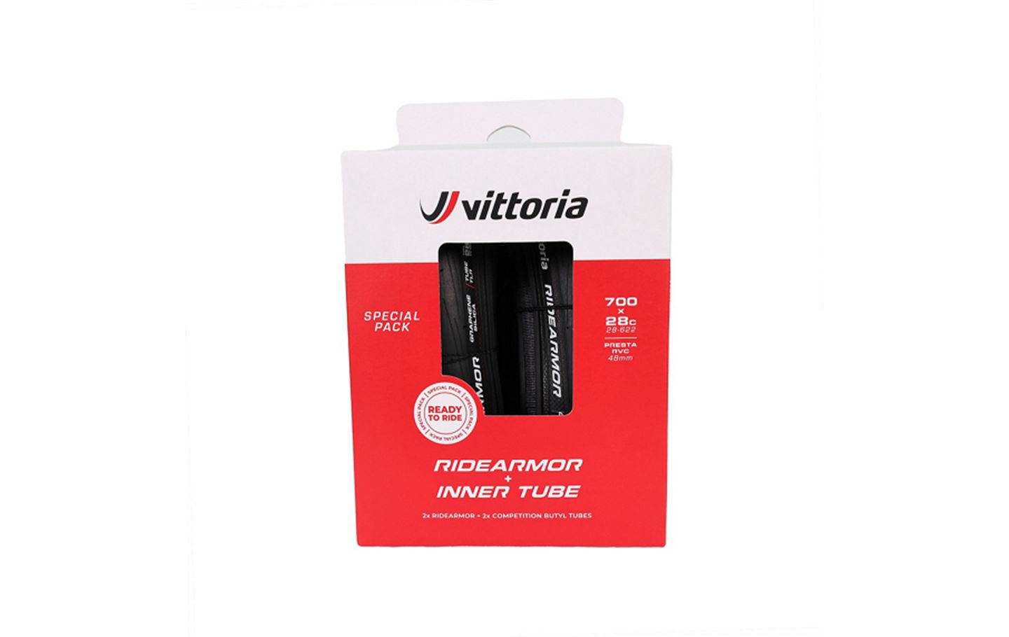 PACK 2 CUBIERTAS RIDEARMOR NEGRO 28-622/700X28C TLR G2