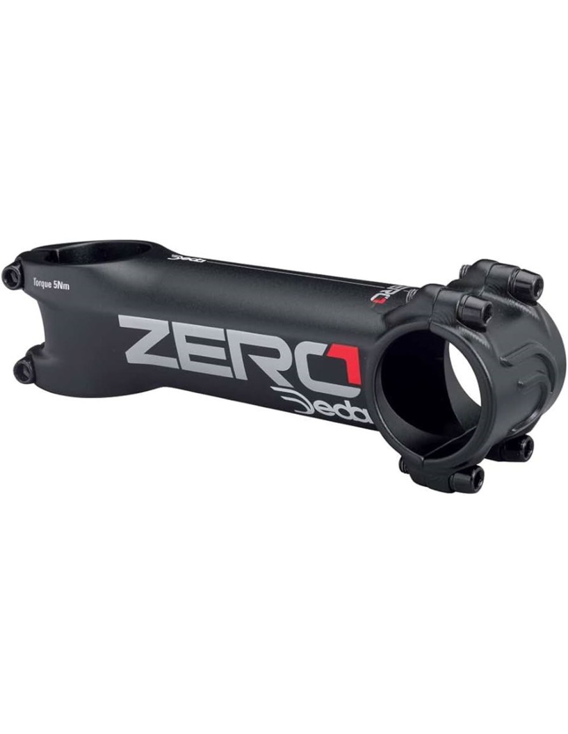 POTENCIA DEDA ZERO1 31.8 110 MM NEGRO ROJO