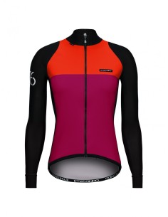 CHAQUETA MUJER ETXEONDO FEM 76 FRAMBUESA/NARANJA