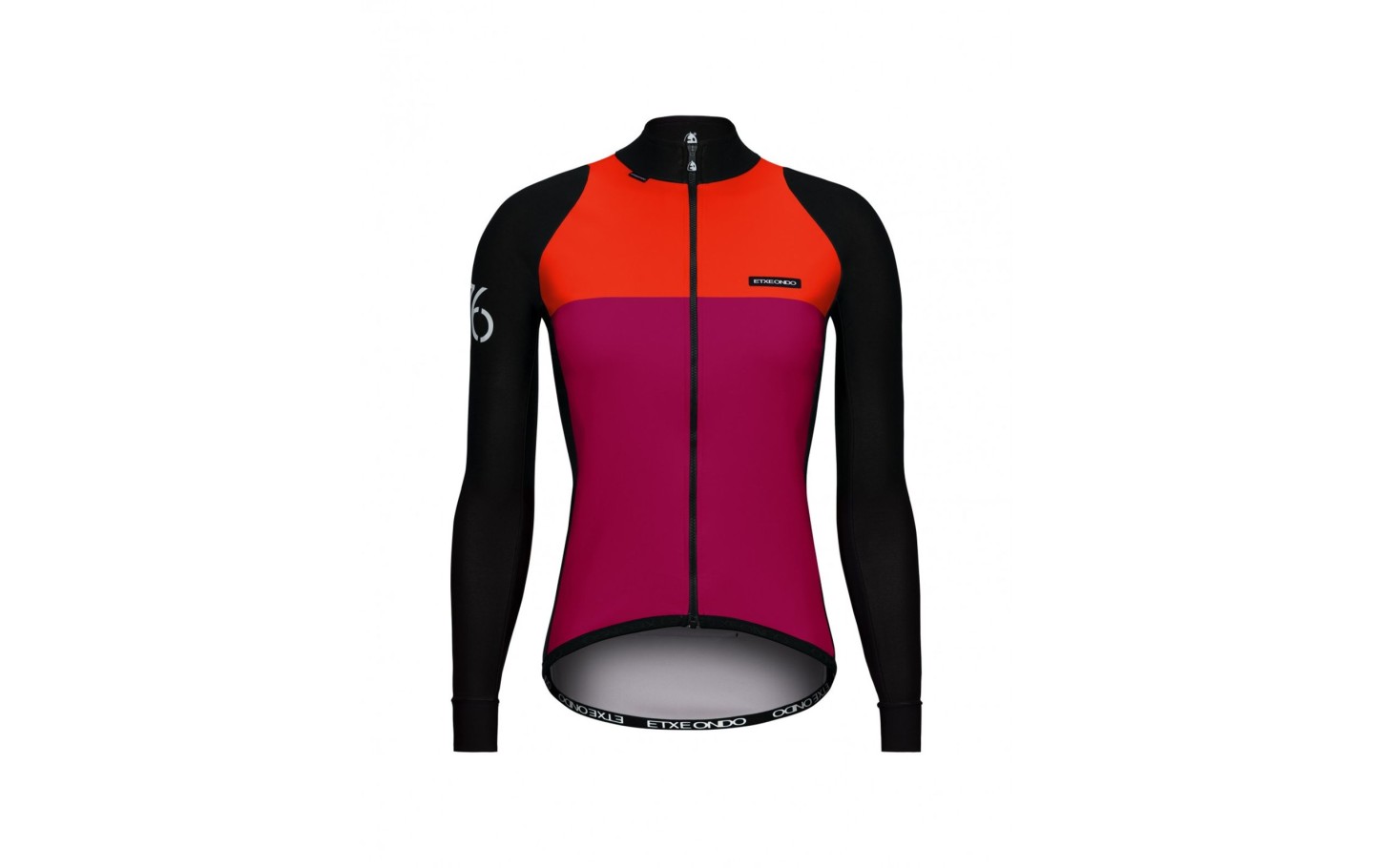 CHAQUETA MUJER ETXEONDO FEM 76 FRAMBUESA/NARANJA