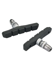 PAR ZAPATAS FRENO MTB NEGRO