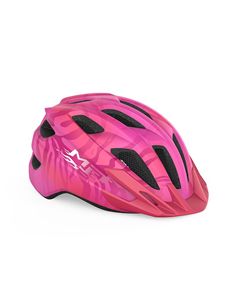 CASCO MET CRACKERJACK ROSA MATE TALLA UNICA (52-57)