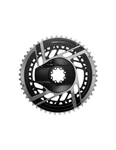 SRM KIT POWERMETER ARAÑA+PLATOS 50/37 DM RED AXS E1 BLACK/SI