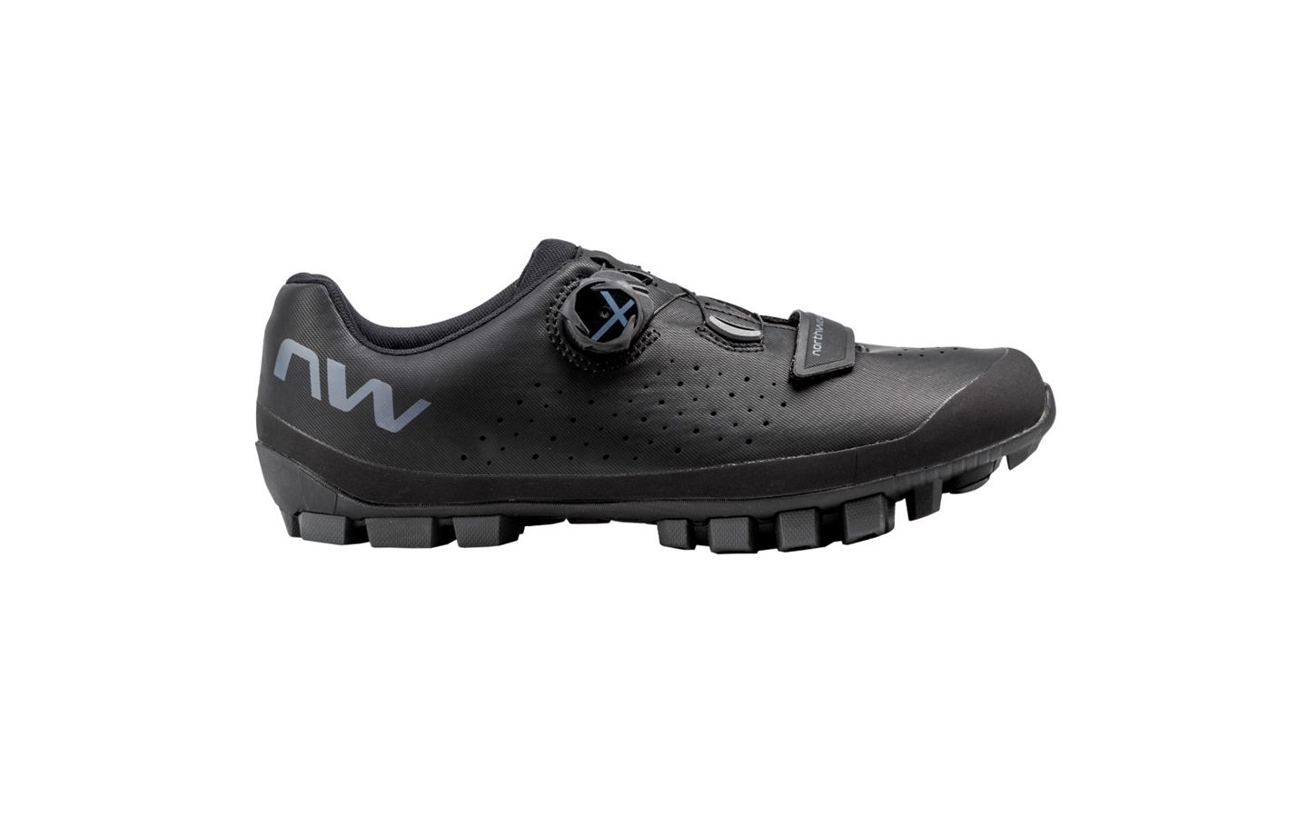 ZAPATILLAS NORTHWAVE HAMMER PLUS XC-GRAVEL NEGRO-GRIS OSCURO