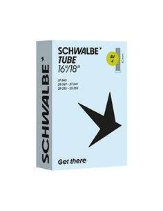 CAMARA SCHWALBE AV4 16-18X1.00-1.50 VALVULA STANDARD 40 MM