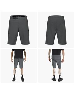 PANTALÓN CORTO RANGER CON BADANA GRIS OSCURO
