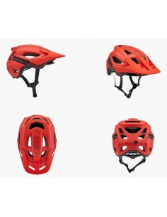 Casco fox speedframe naranja llama