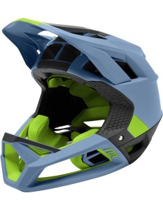 CASCO FOX PROFRAME BLOCKED AZUL/VERDE 2