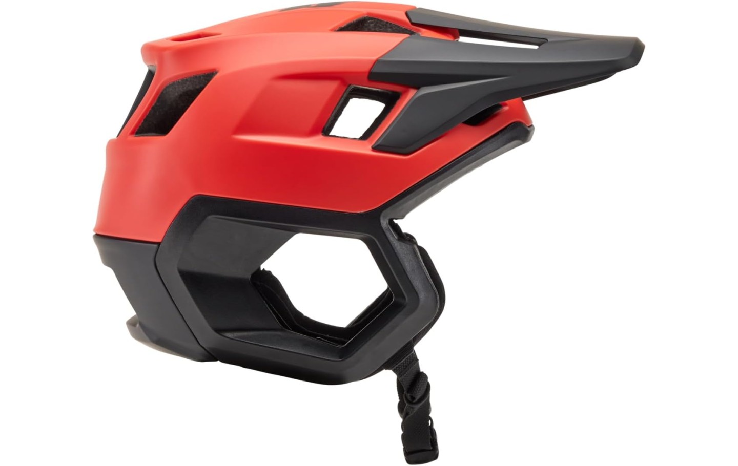 Casco fox dropframe naranja fluor