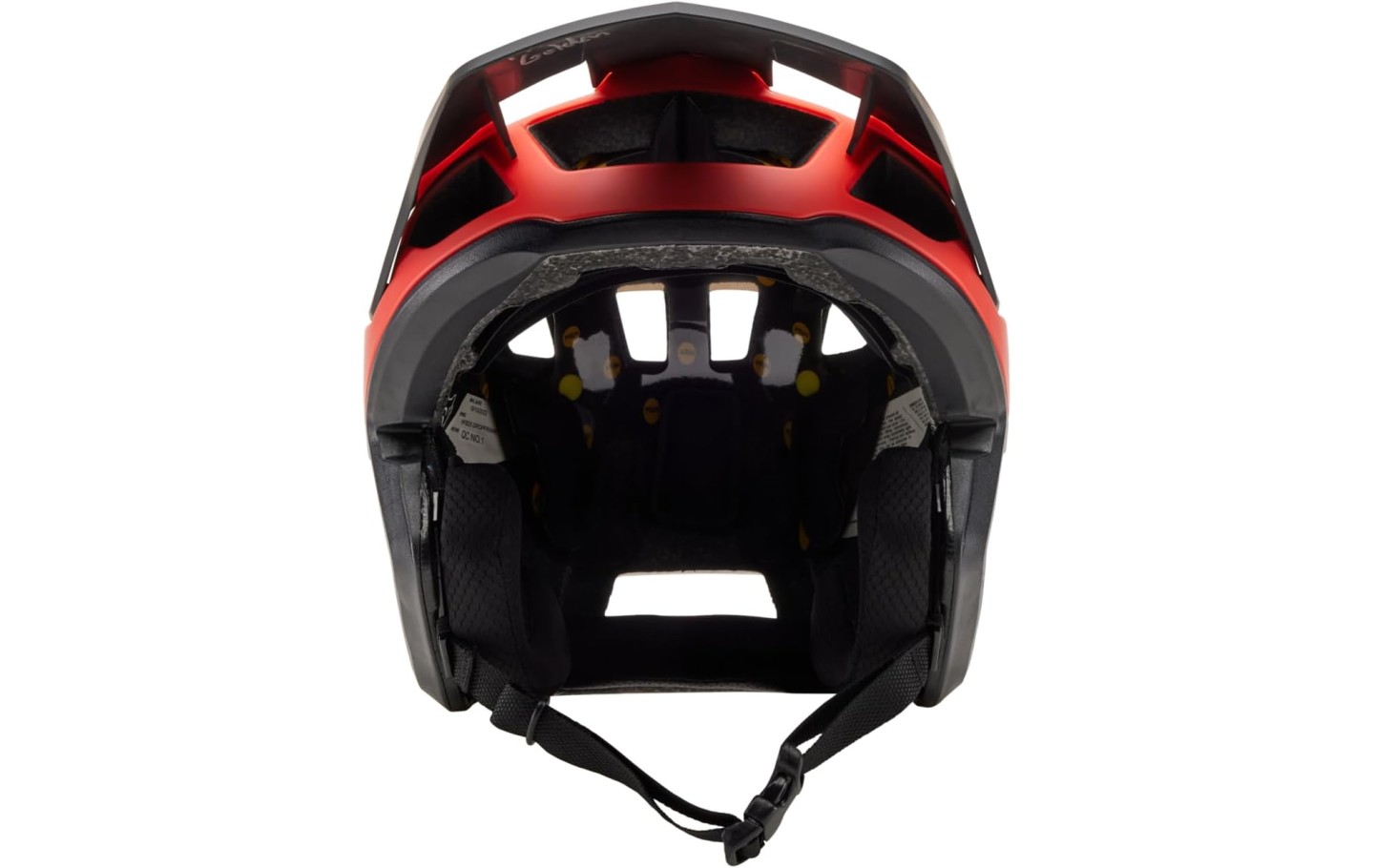 Casco fox dropframe naranja fluor