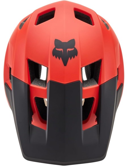 Casco fox dropframe naranja fluor