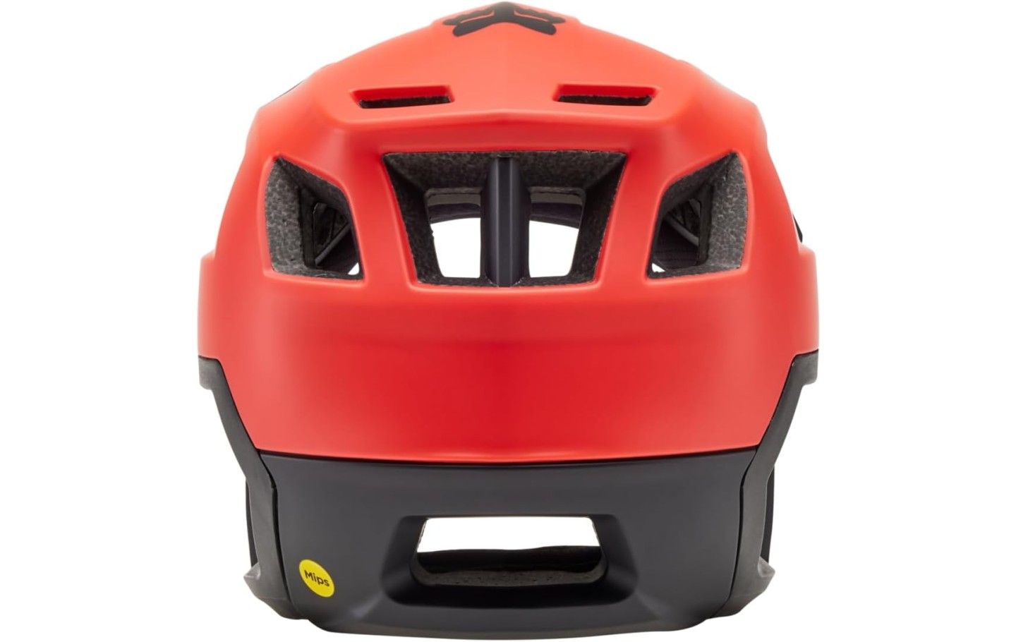 Casco fox dropframe naranja fluor