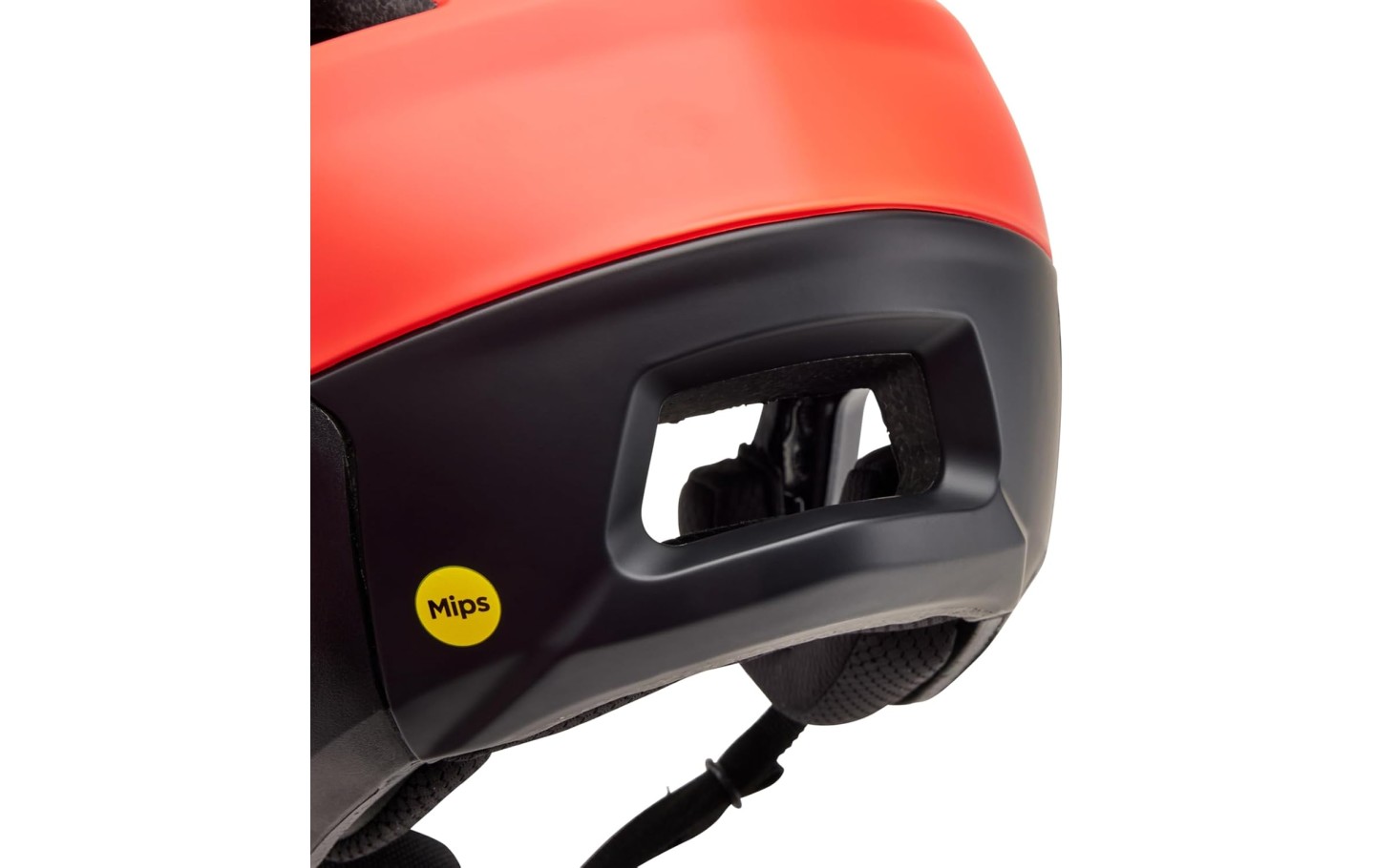 Casco fox dropframe naranja fluor