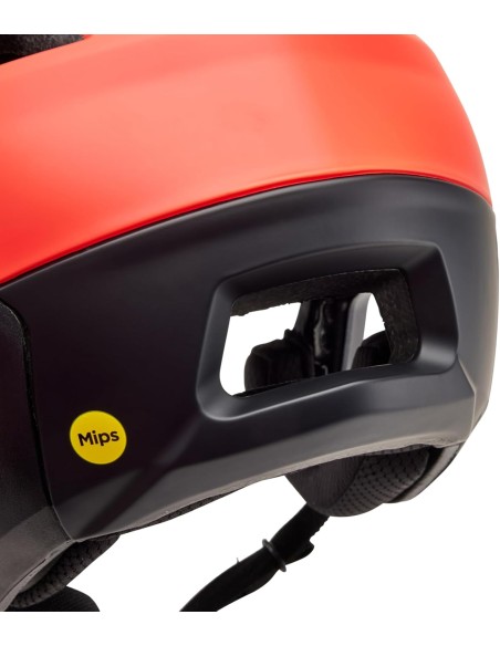 Casco fox dropframe naranja fluor