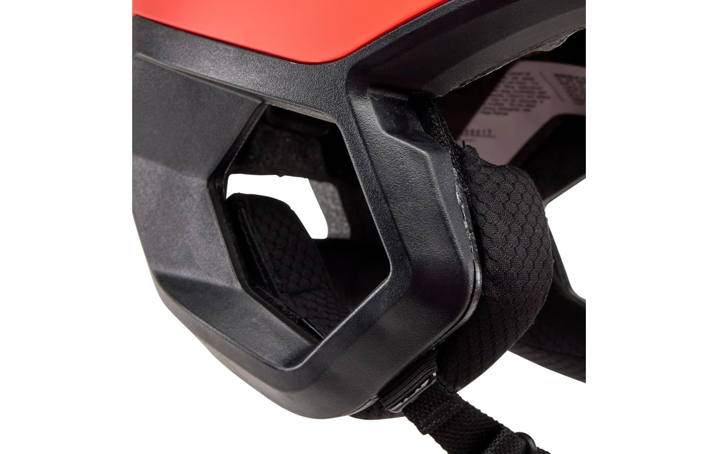 Casco fox dropframe naranja fluor
