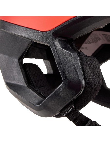 Casco fox dropframe naranja fluor