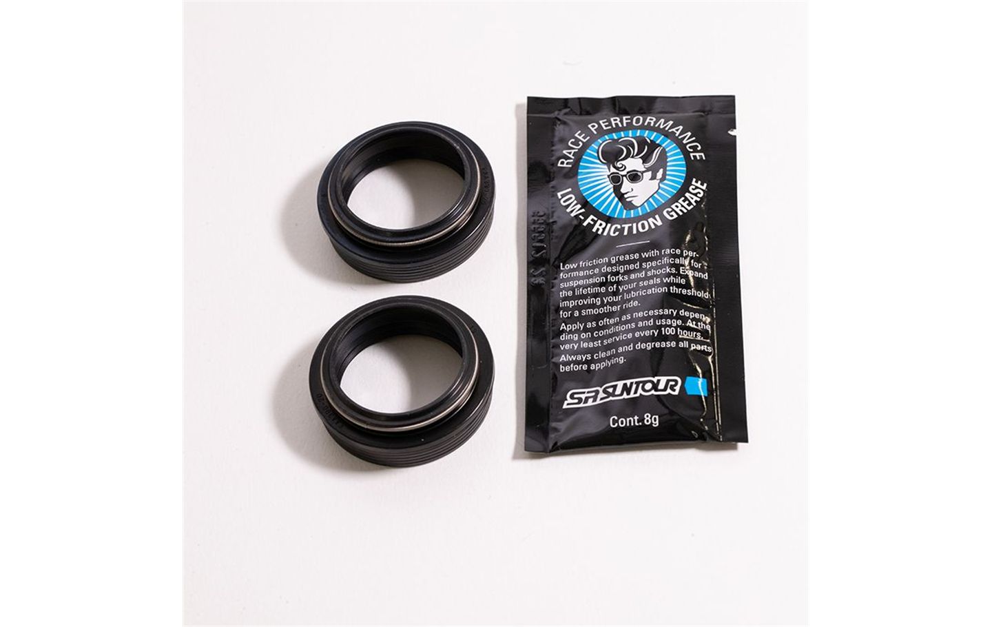 KIT RETENES GUARDAPOLVOS SUNTOUR PARA HORQUILLAS XCM34/XCR34