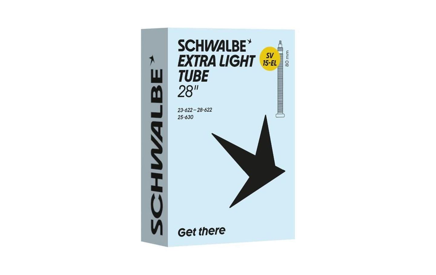 CAMARA SCHWALBE SV15-EL EXTRA LIGHT 700X23-28 V.PR