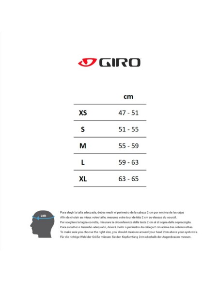Casco giro eclipse pro blanco t-m