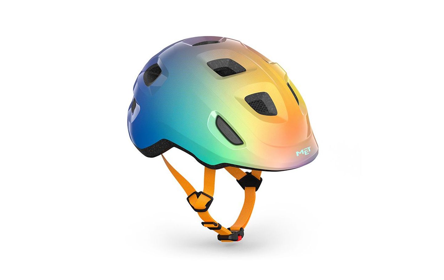 CASCO NIÑO MET HOORAY MULTICOLOR BRILLO 46-52