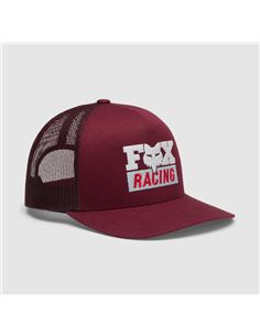 GORRA TRUCKER FOX RACING GRANATE OSCURO