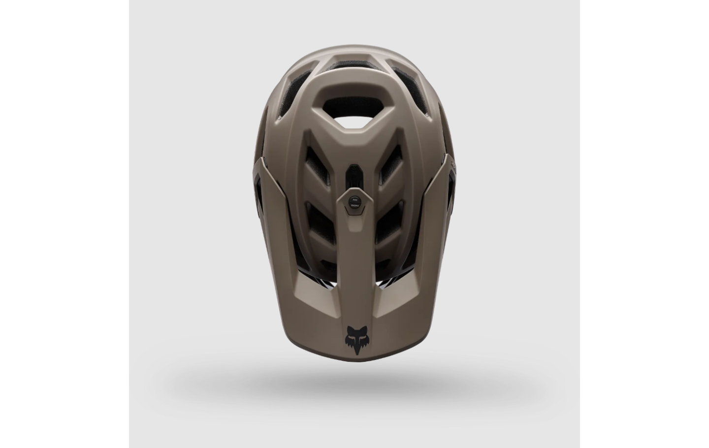 Casco fox proframe solid marrón nuez moscada