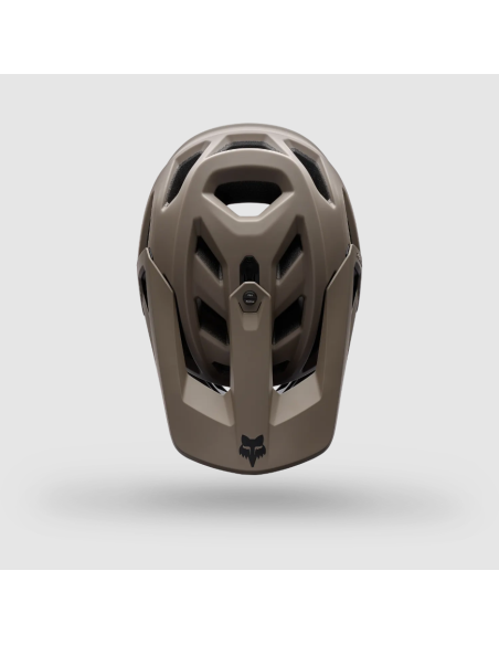 Casco fox proframe solid marrón nuez moscada