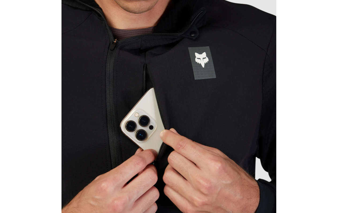 Sudadera con capucha fox defend thermal