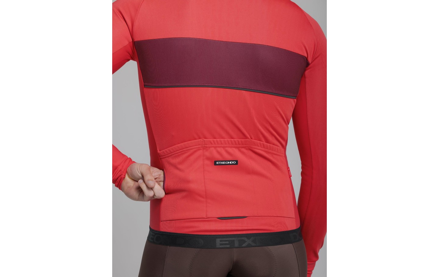 Chaqueta etxeondo 76 pro gore-tex windstopper rojo sandia/gr