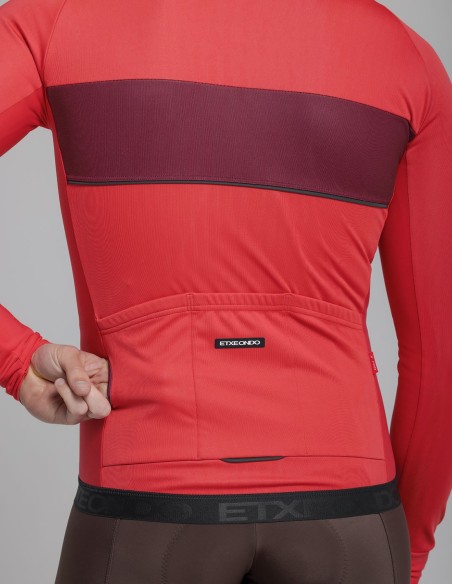 Chaqueta etxeondo 76 pro gore-tex windstopper rojo sandia/gr
