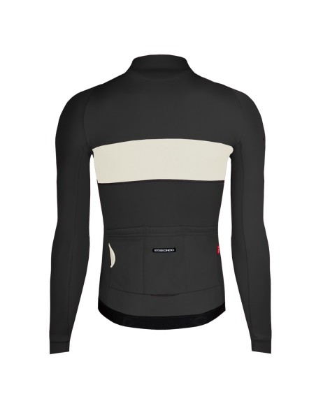 Chaqueta Etxeondo 76 pro gore-tex windstopper negro/blanco